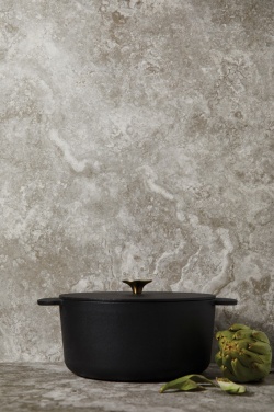 Logo trade promotional merchandise photo of: Ukiyo cast iron pan large