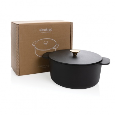 Logo trade promotional products picture of: Ukiyo cast iron pan large