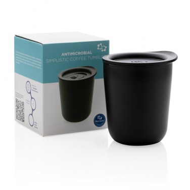Logotrade promotional giveaway image of: Simplistic antimicrobial coffee tumbler