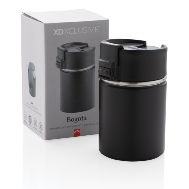 Logo trade promotional merchandise picture of: Bogota compact vacuum mug with ceramic coating
