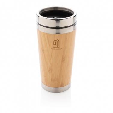 Logo trade promotional giveaway photo of: Bamboo tumbler
