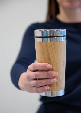 Logo trade promotional gifts image of: Bamboo tumbler