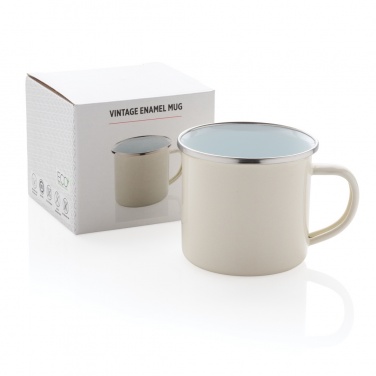 Logo trade promotional products picture of: Vintage enamel mug
