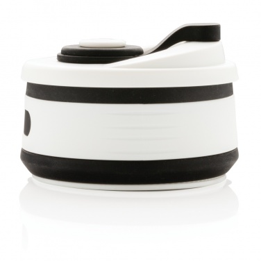 Logo trade advertising products image of: Foldable silicone cup