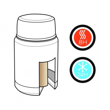 Logotrade promotional gifts photo of: Swiss Peak Elite copper vacuum food container