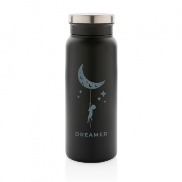 Logo trade promotional item photo of: RCS Recycled stainless steel vacuum bottle 600ML