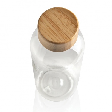 Logo trade corporate gift photo of: RCS RPET bottle with bamboo lid