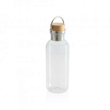 Logo trade corporate gift photo of: RCS RPET bottle with bamboo lid and handle