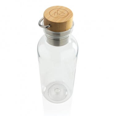 Logo trade business gift photo of: RCS RPET bottle with bamboo lid and handle