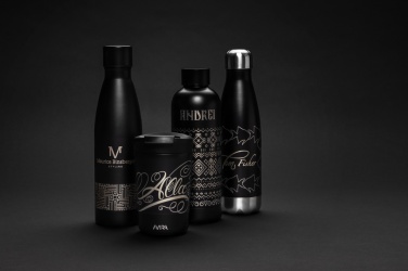 Logotrade corporate gift picture of: RCS Recycled stainless steel solid vacuum bottle