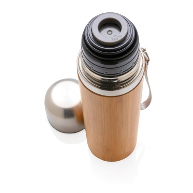 Logotrade promotional merchandise picture of: Bamboo vacuum travel flask