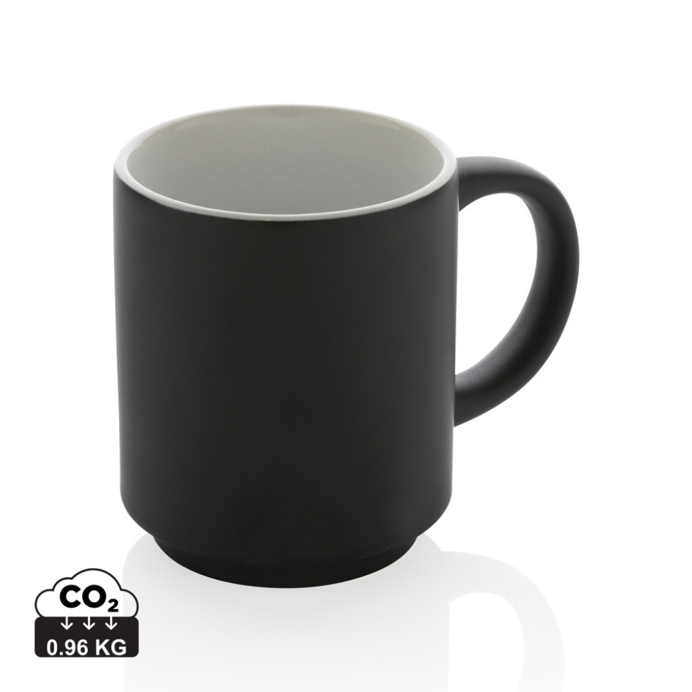 Logo trade promotional gift photo of: Ceramic stackable mug 180ml