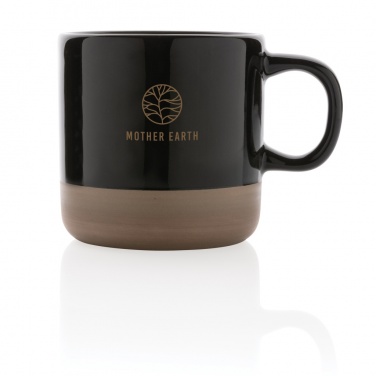 Logo trade corporate gifts image of: Glazed ceramic mug 360ml