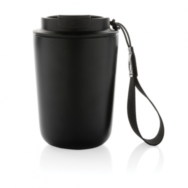 Logotrade advertising products photo of: Cuppa RCS re-steel vacuum tumbler with lanyard