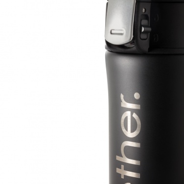 Logotrade business gift image of: RCS Recycled stainless steel easy lock vacuum mug