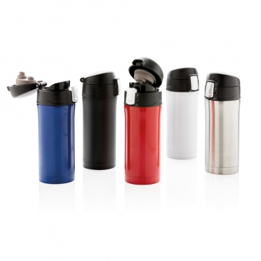 Logo trade advertising product photo of: RCS Recycled stainless steel easy lock vacuum mug
