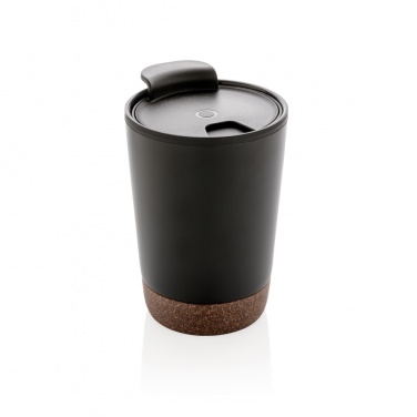 Logo trade promotional giveaways picture of: GRS RPP stainless steel cork coffee tumbler