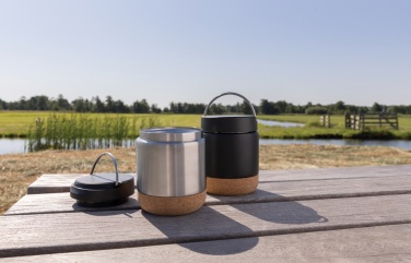 Logo trade business gift photo of: Savory RCS certified recycled stainless steel foodflask