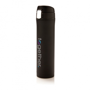 Logo trade promotional giveaways image of: RCS Re-steel easy lock vacuum flask