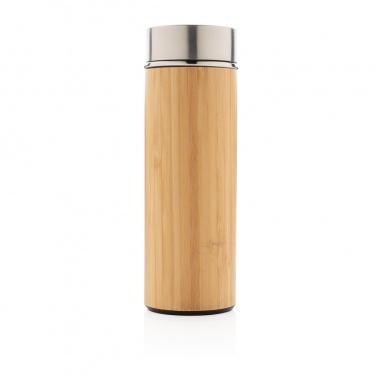 Logotrade advertising products photo of: Leak proof bamboo vacuum bottle