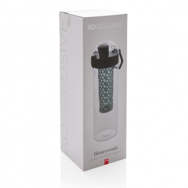 Logo trade promotional merchandise image of: Honeycomb lockable leak proof infuser bottle
