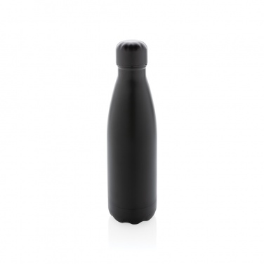 Logo trade promotional merchandise picture of: Solid colour vacuum stainless steel bottle 500 ml