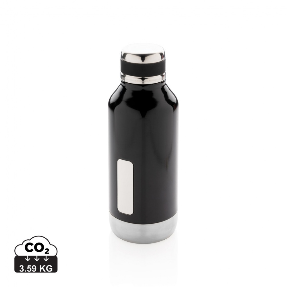 Logotrade promotional merchandise photo of: Leak proof vacuum bottle with logo plate
