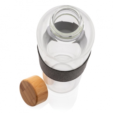 Logotrade advertising product image of: Impact borosilicate glass bottle with bamboo lid