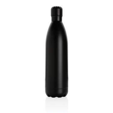 Logo trade promotional gifts picture of: Solid colour vacuum stainless steel bottle 1L