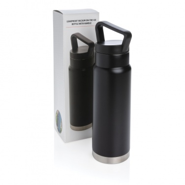 Logotrade corporate gift picture of: Leakproof vacuum on-the-go bottle with handle