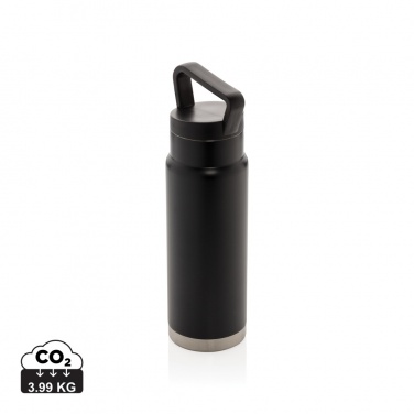 Logo trade corporate gifts image of: Leakproof vacuum on-the-go bottle with handle