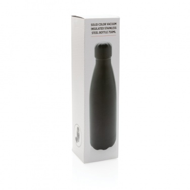 Logo trade promotional giveaway photo of: Solid colour vacuum stainless steel bottle 750ml
