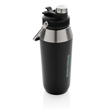 Logo trade advertising products image of: Vacuum stainless steel dual function lid bottle 1L