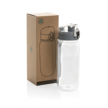 Logo trade business gift photo of: Yide RCS Recycled PET leakproof lockable waterbottle 600ml