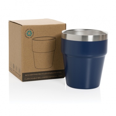 Logo trade promotional merchandise image of: Clark RCS double wall coffee cup 300ML