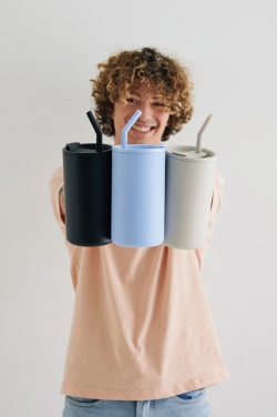 Logotrade promotional giveaways photo of: Cube RCS certified recycled steel mug 800ml