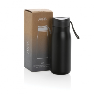 Logo trade promotional merchandise image of: Avira Ain RCS Re-steel 150ML mini travel bottle