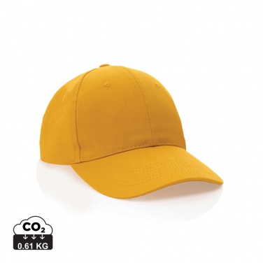 Logo trade corporate gift photo of: Impact 6 panel 280gr Recycled cotton cap with AWARE™ tracer