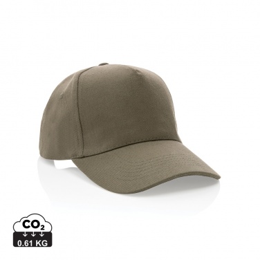Logotrade promotional product picture of: Impact 5panel 280gr Recycled cotton cap with AWARE™ tracer
