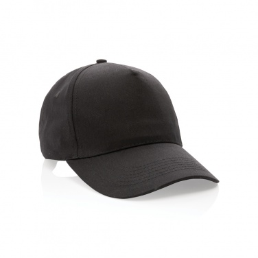 Logo trade advertising products image of: Impact 5 panel 190gr Recycled cotton cap with AWARE™ tracer