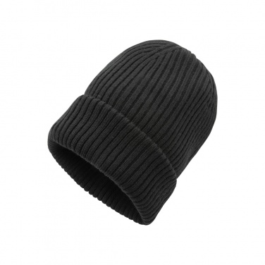 Logo trade business gift photo of: Impact AWARE™  Polylana® double knitted beanie