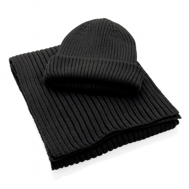 Logotrade promotional item picture of: Impact AWARE™  Polylana® double knitted beanie