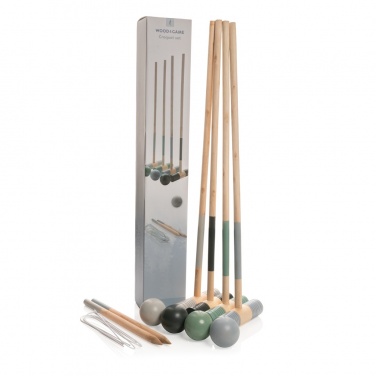Logotrade promotional merchandise picture of: Wooden croquet set