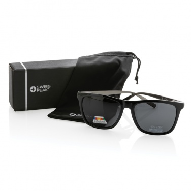 Logotrade promotional merchandise photo of: Swiss Peak RCS rplastic polarised sunglasses