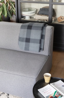 Logotrade promotional giveaway picture of: Soft plaid fleece blanket