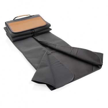 Logotrade corporate gift picture of: Impact AWARE™ RPET picnic blanket with PU cover