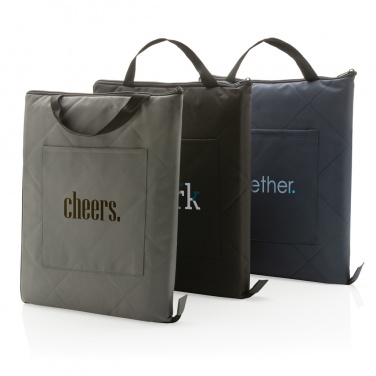 Logo trade promotional giveaways picture of: Impact Aware™ RPET foldable quilted picnic blanket