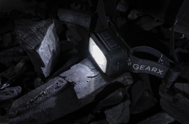 Logo trade corporate gifts picture of: Gear X RCS rPlastic heavy duty head torch