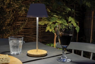 Logotrade promotional item image of: Pure Glow RCS usb-rechargeable recycled plastic table lamp