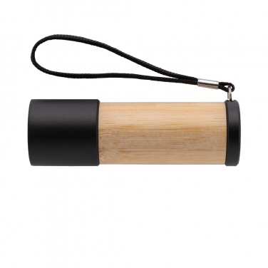 Logo trade promotional gifts image of: Bamboo and RCS certfied recycled plastic torch